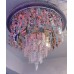 Кристален полилей 2xE14+4х10W LED +LED RvB + MP3 + BLUETOOTH, ХРОМ Модел: 1060/400CH